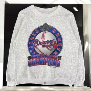 Atlanta Braves For Fan 1995 Sweatshirt Retro Style Unisex Men Women